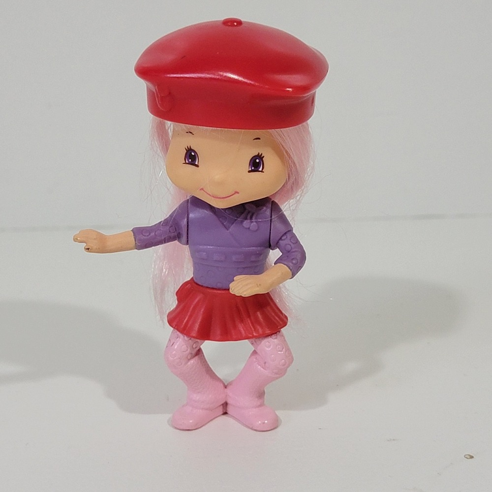 Strawberry Shortcake Raspberry Torte 2007 McDonalds Happy Meal Figure Pink Hair